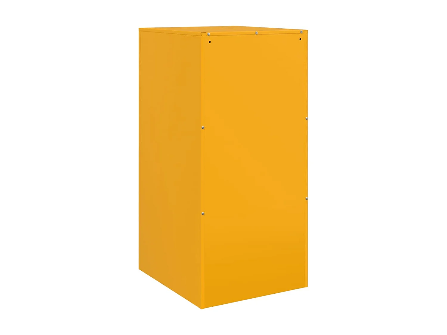 Credenza Giallo Senape 34,5x39x73 cm in Acciaio