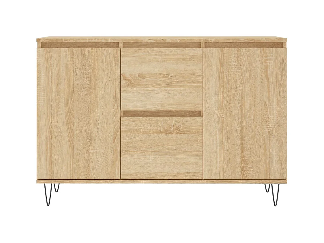 Sideboard Sonoma-Eiche 104x35x70 cm Holzwerkstoff