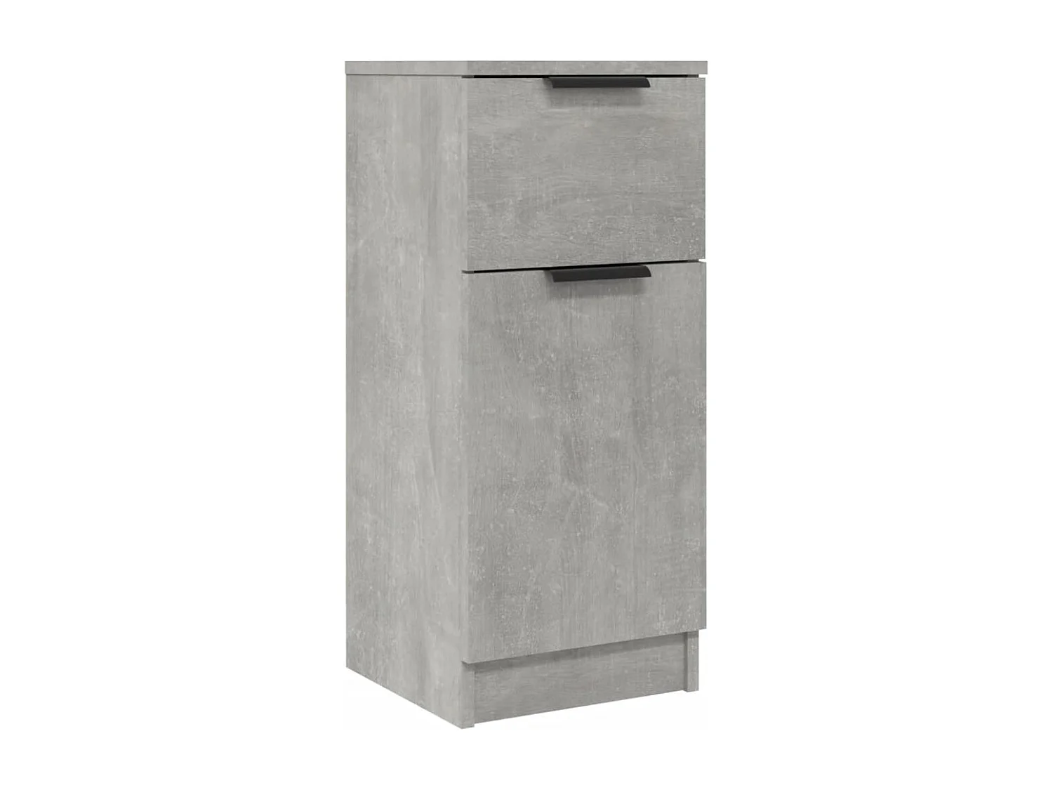 Buffet Gris béton 30x30x70 cm Bois d'ingénierie