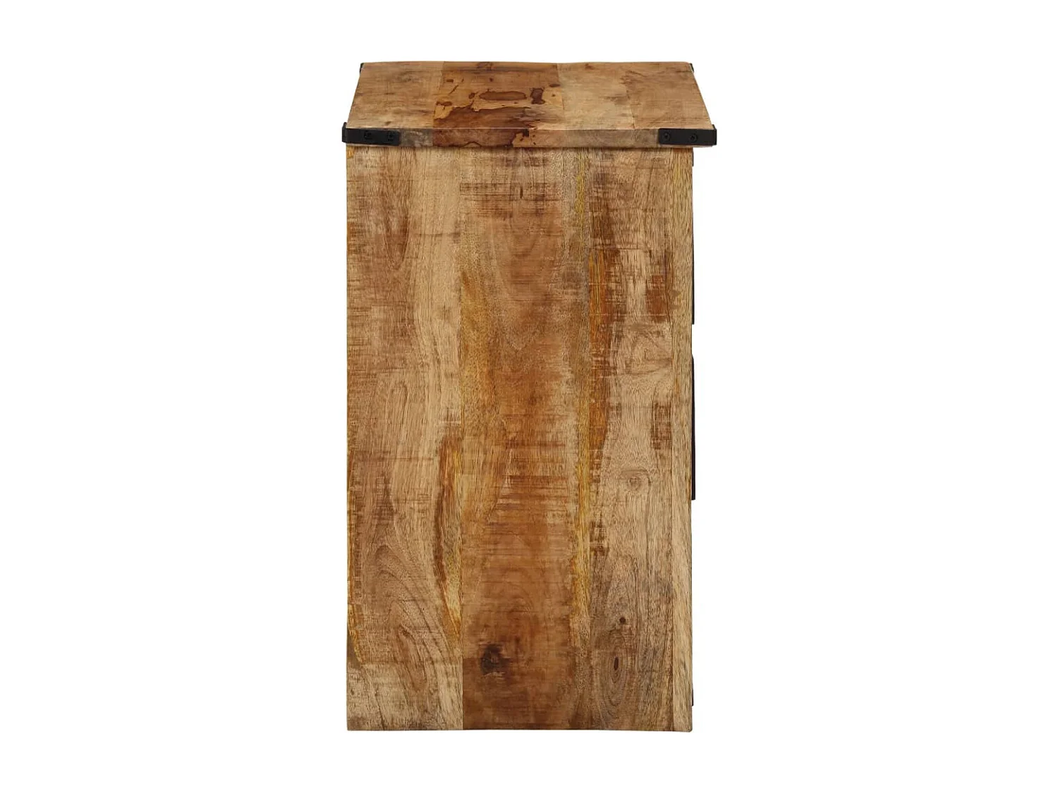 Aparador con 3 cajones madera maciza de mango 55x35x60 cm