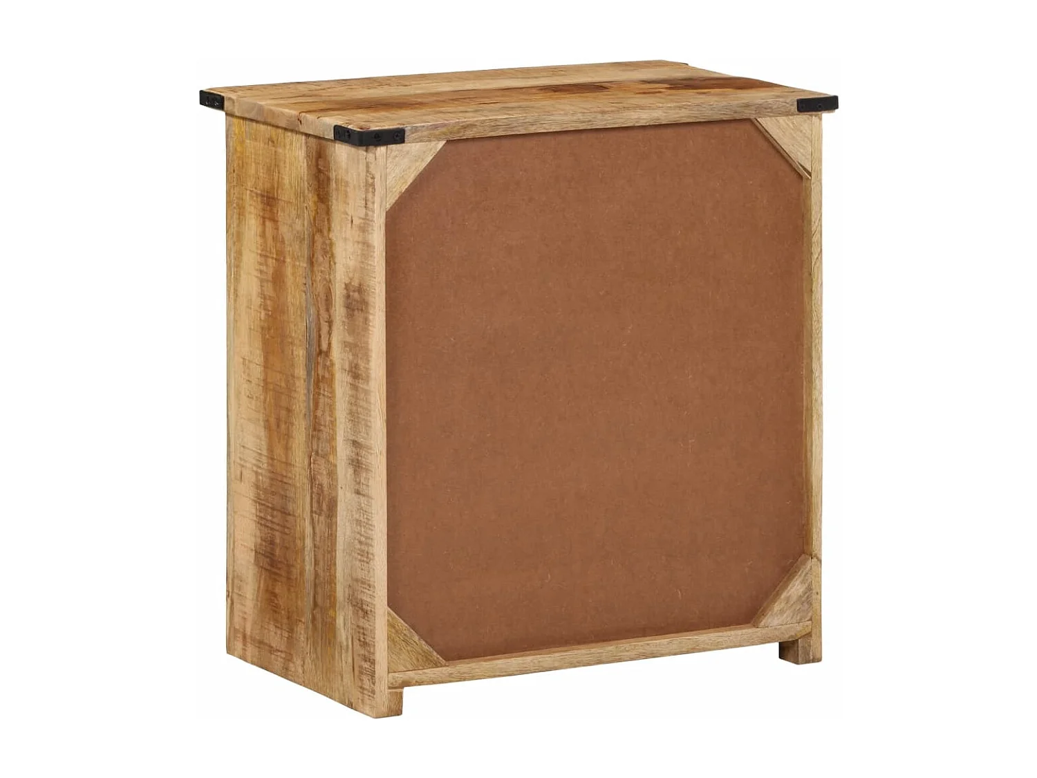 Aparador con 3 cajones madera maciza de mango 55x35x60 cm