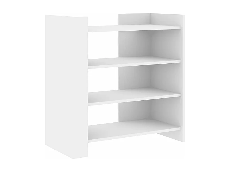 Aparador de madera de ingeniería blanco 73,5x35x75 cm