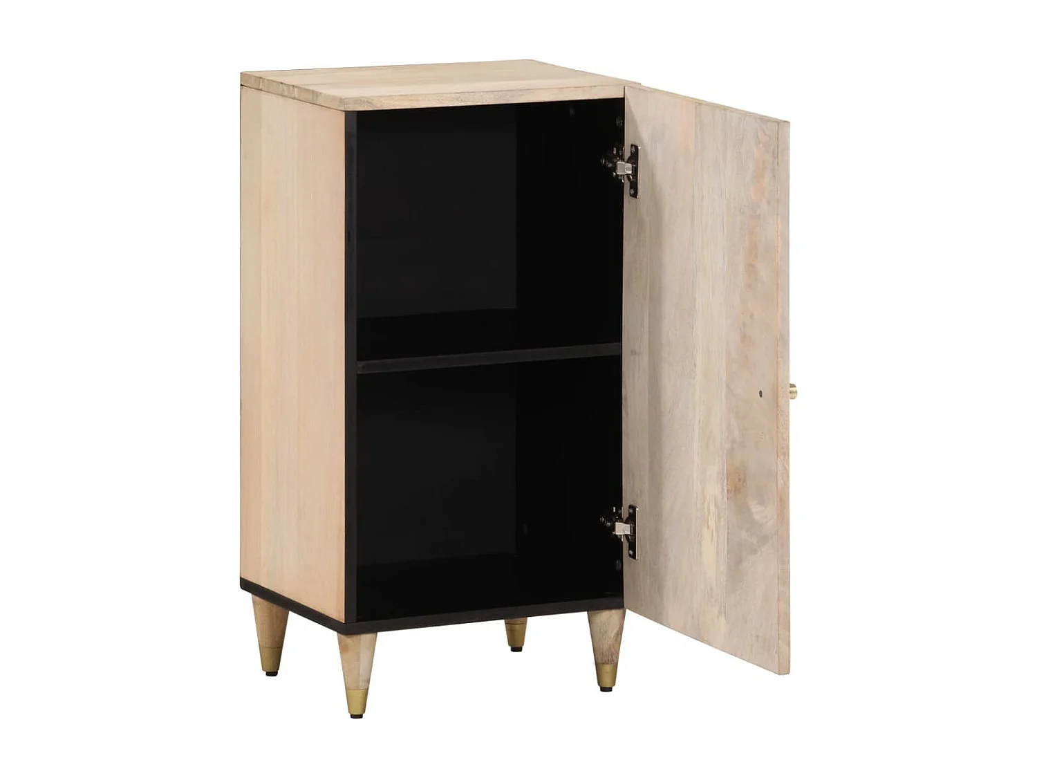 Armoire latérale 40x33x75 cm bois massif de manguier