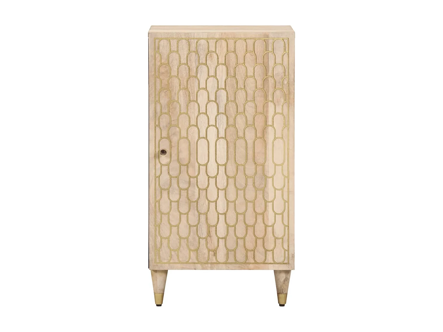 Armoire latérale 40x33x75 cm bois massif de manguier