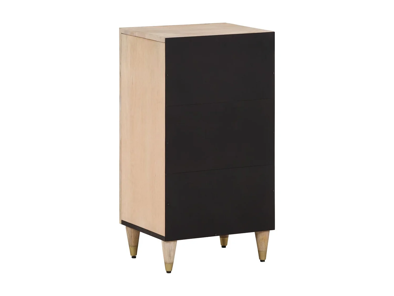 Armoire latérale 40x33x75 cm bois massif de manguier