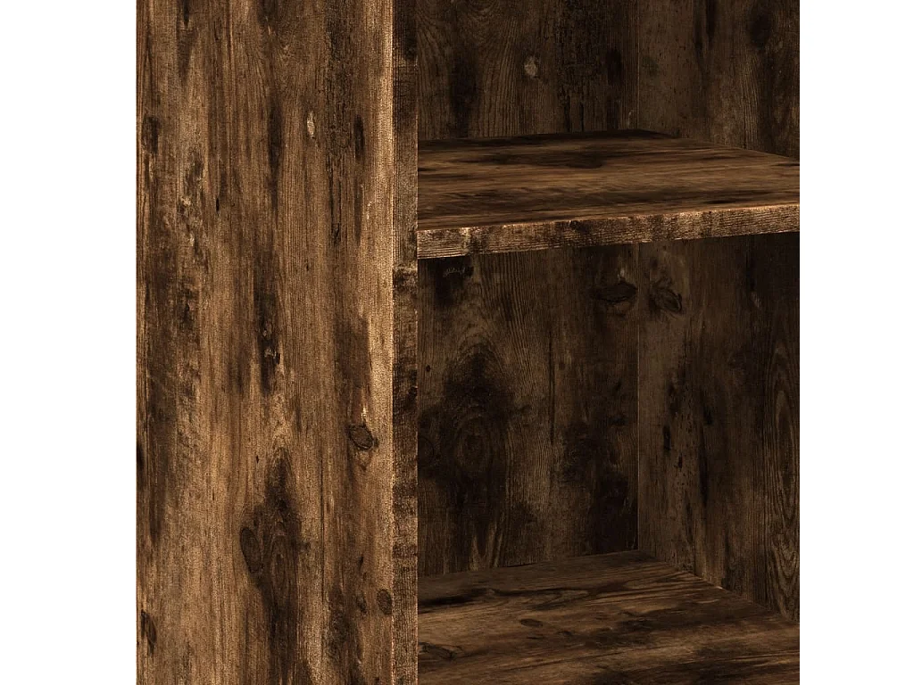 Credenza Rovere Fumo 40x41x93 cm in Legno Multistrato