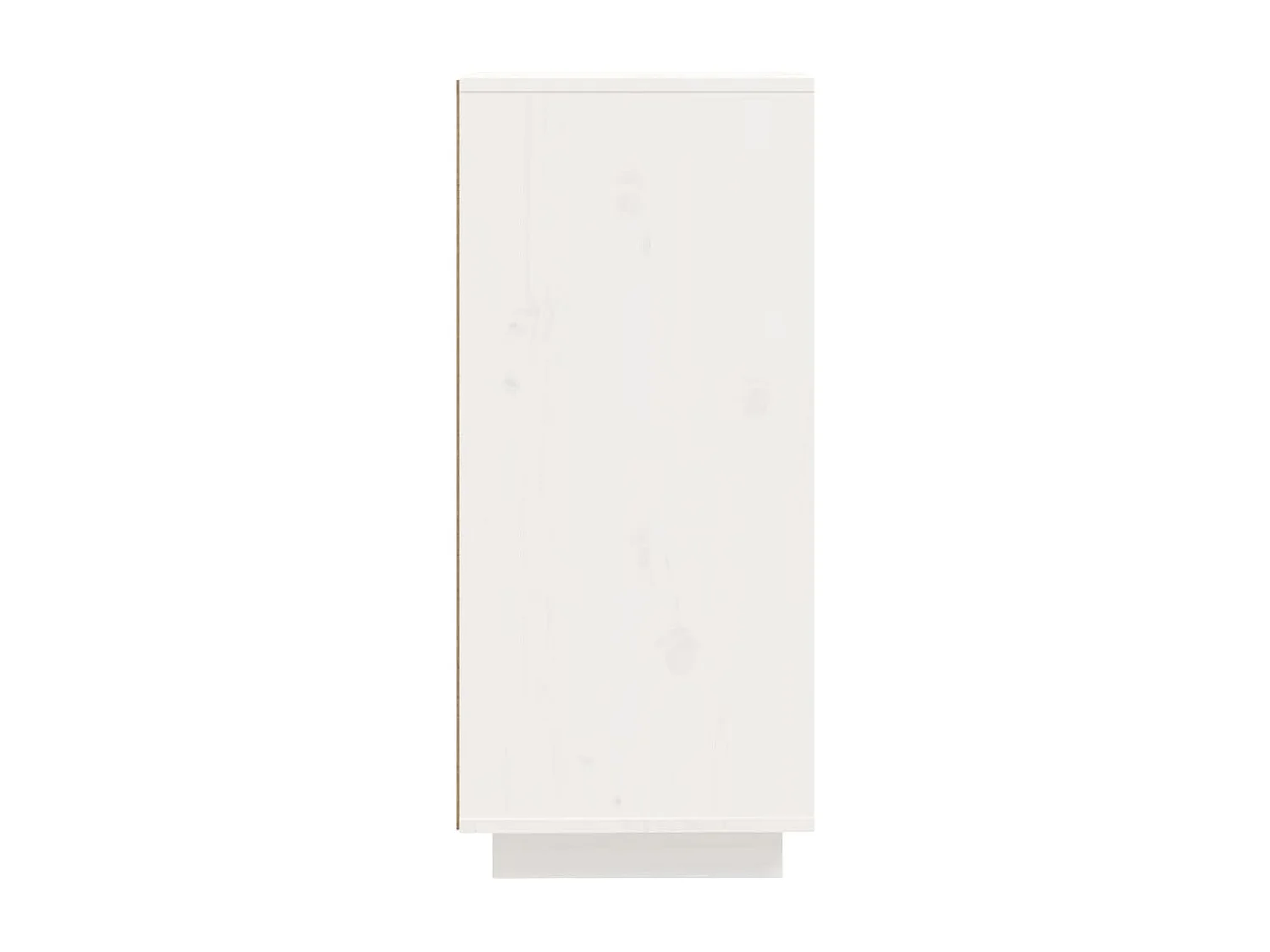 Credenza Bianca 60x35x80 cm in Legno Massello di Pino