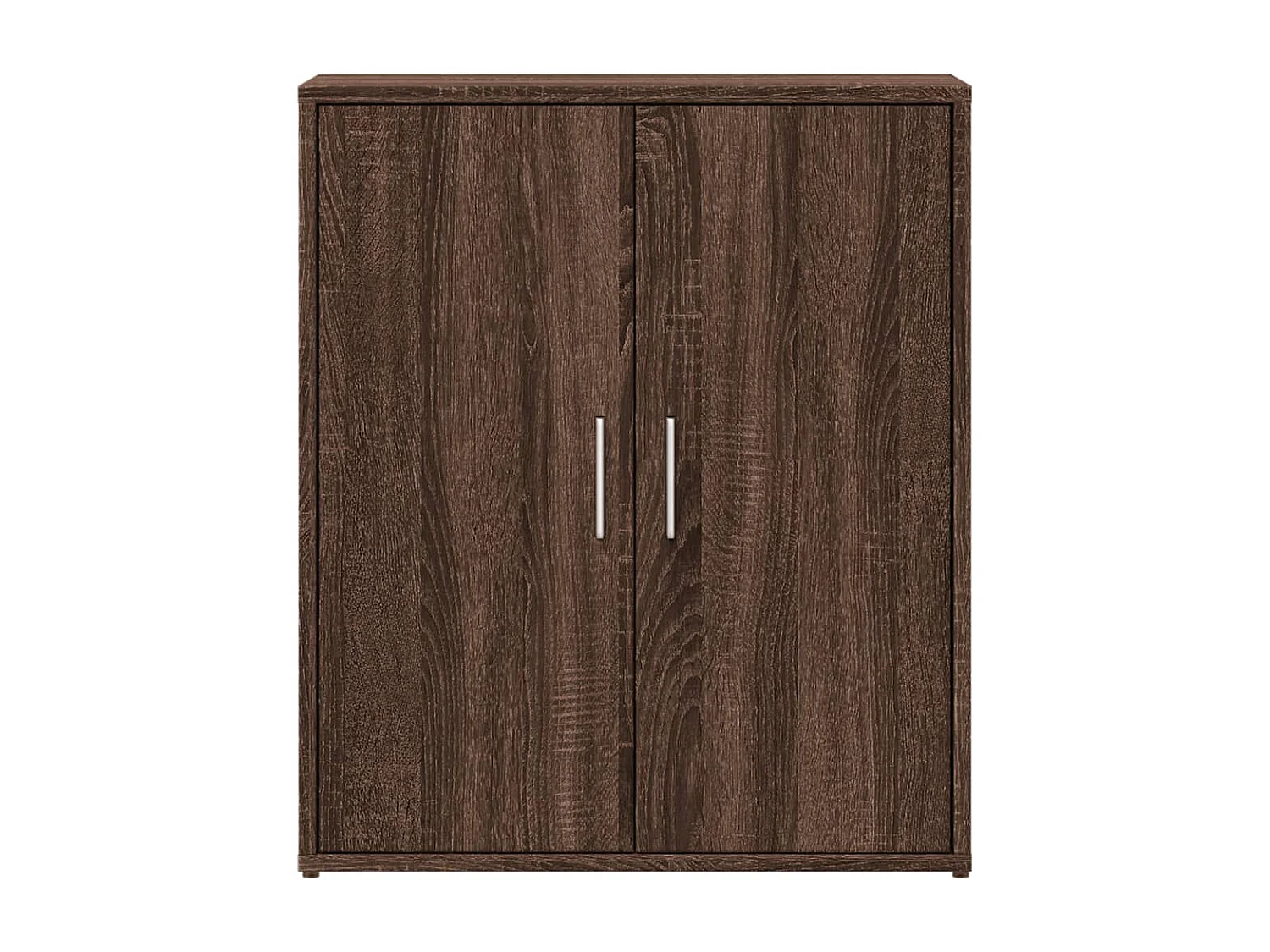 Buffet chêne marron 60x31x70 cm bois d'ingénierie