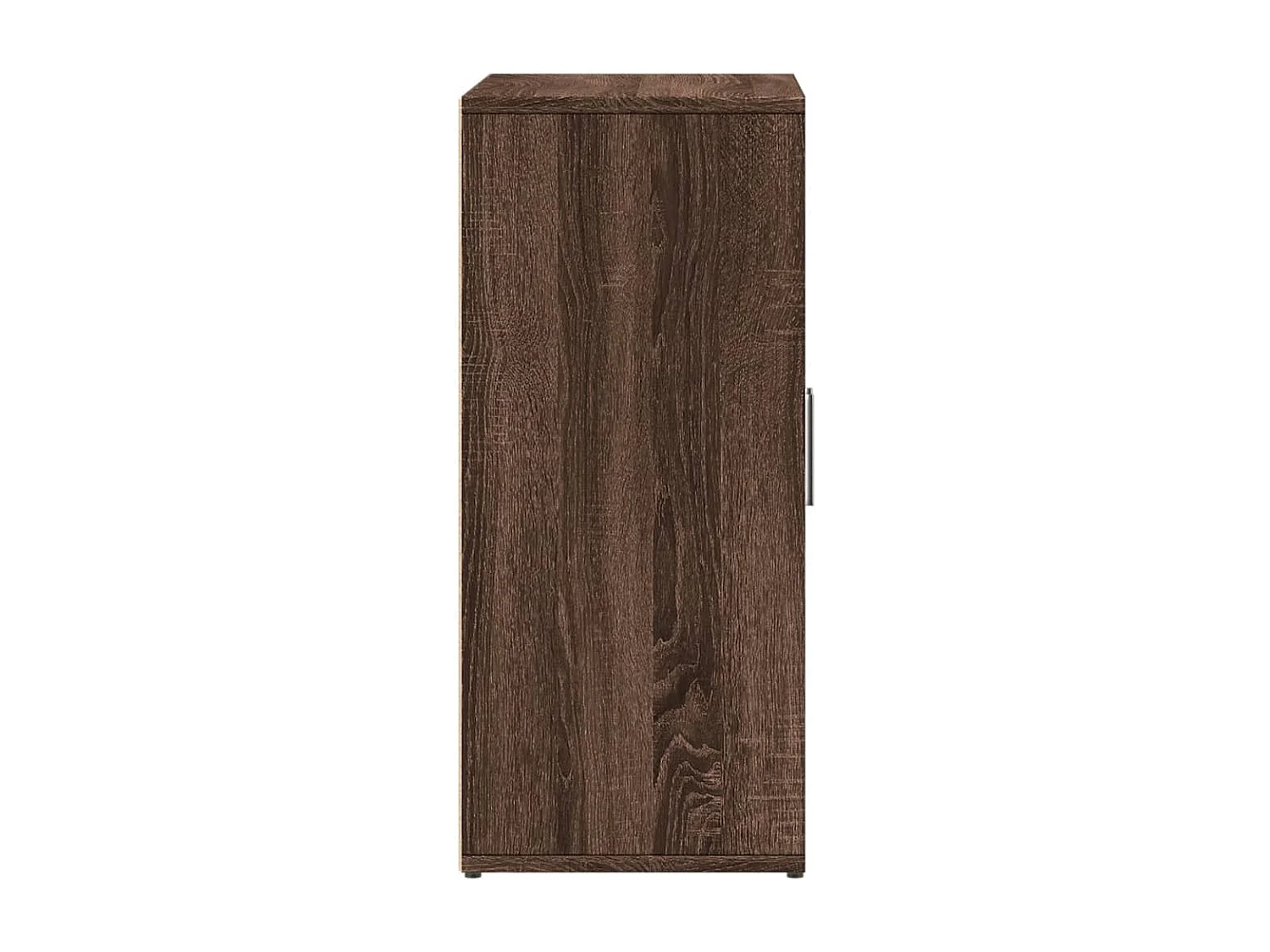 Buffet chêne marron 60x31x70 cm bois d'ingénierie