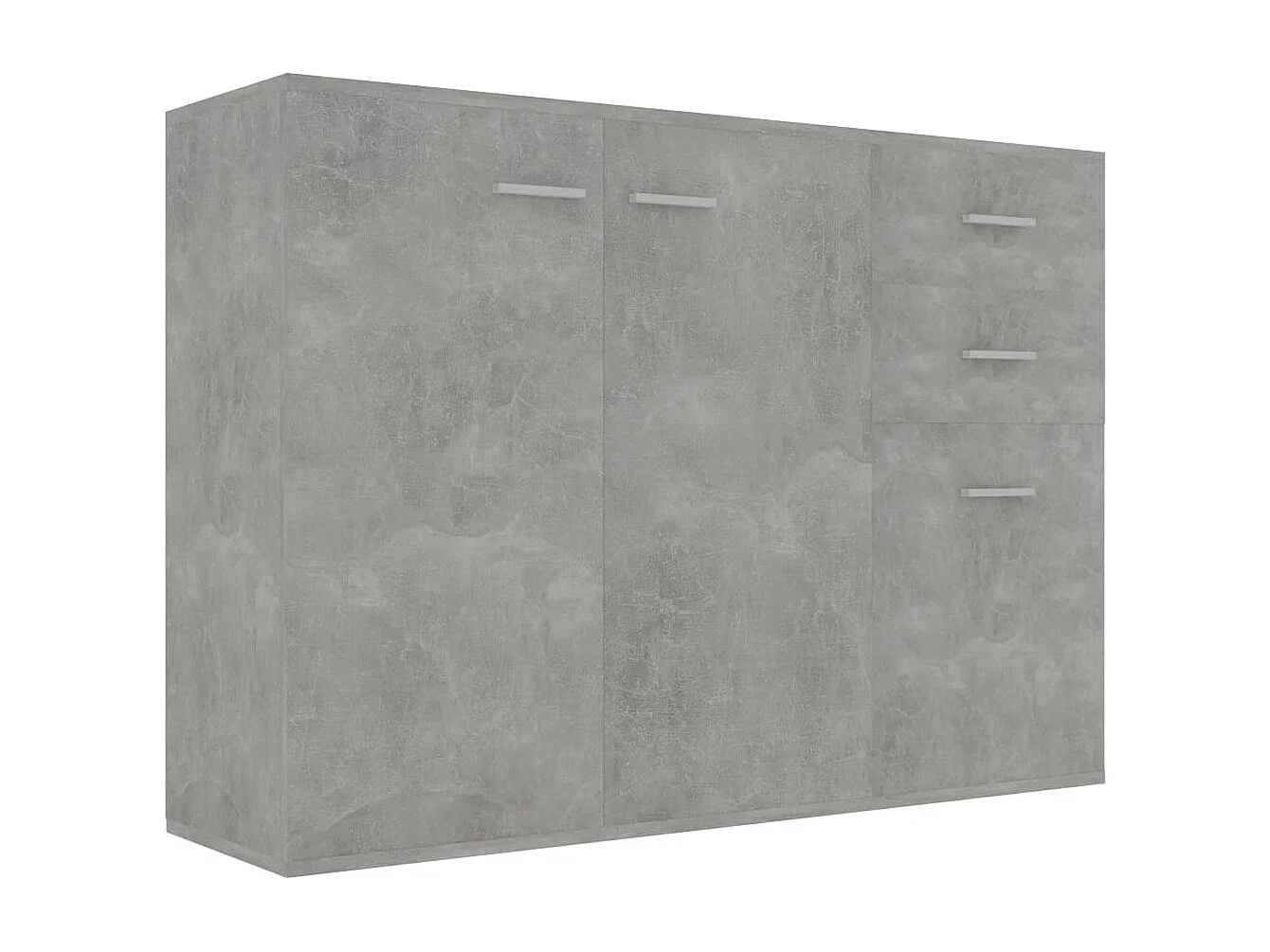 Buffet Gris béton 105x30x75 cm Bois d’ingénierie