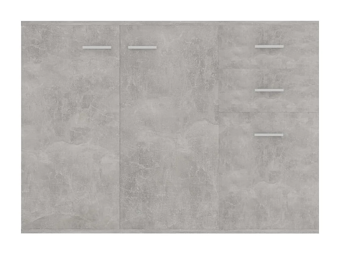 Buffet Gris béton 105x30x75 cm Bois d’ingénierie
