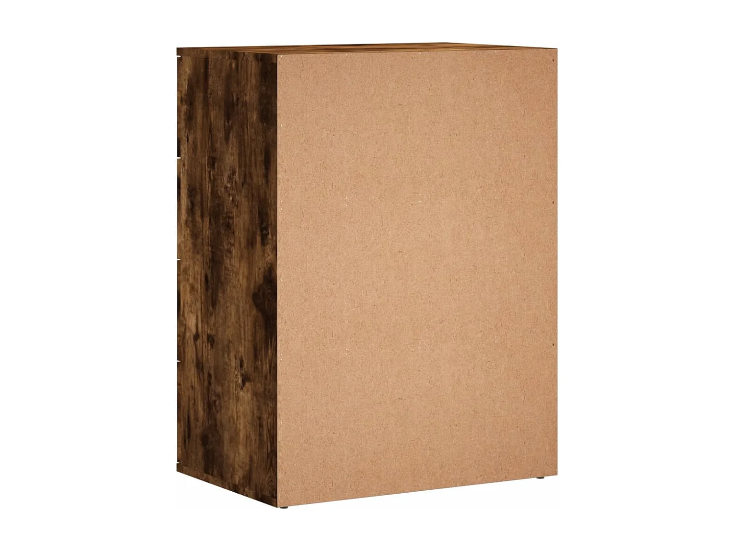 Aparador de madera de ingeniería roble ahumado 60x39x80 cm