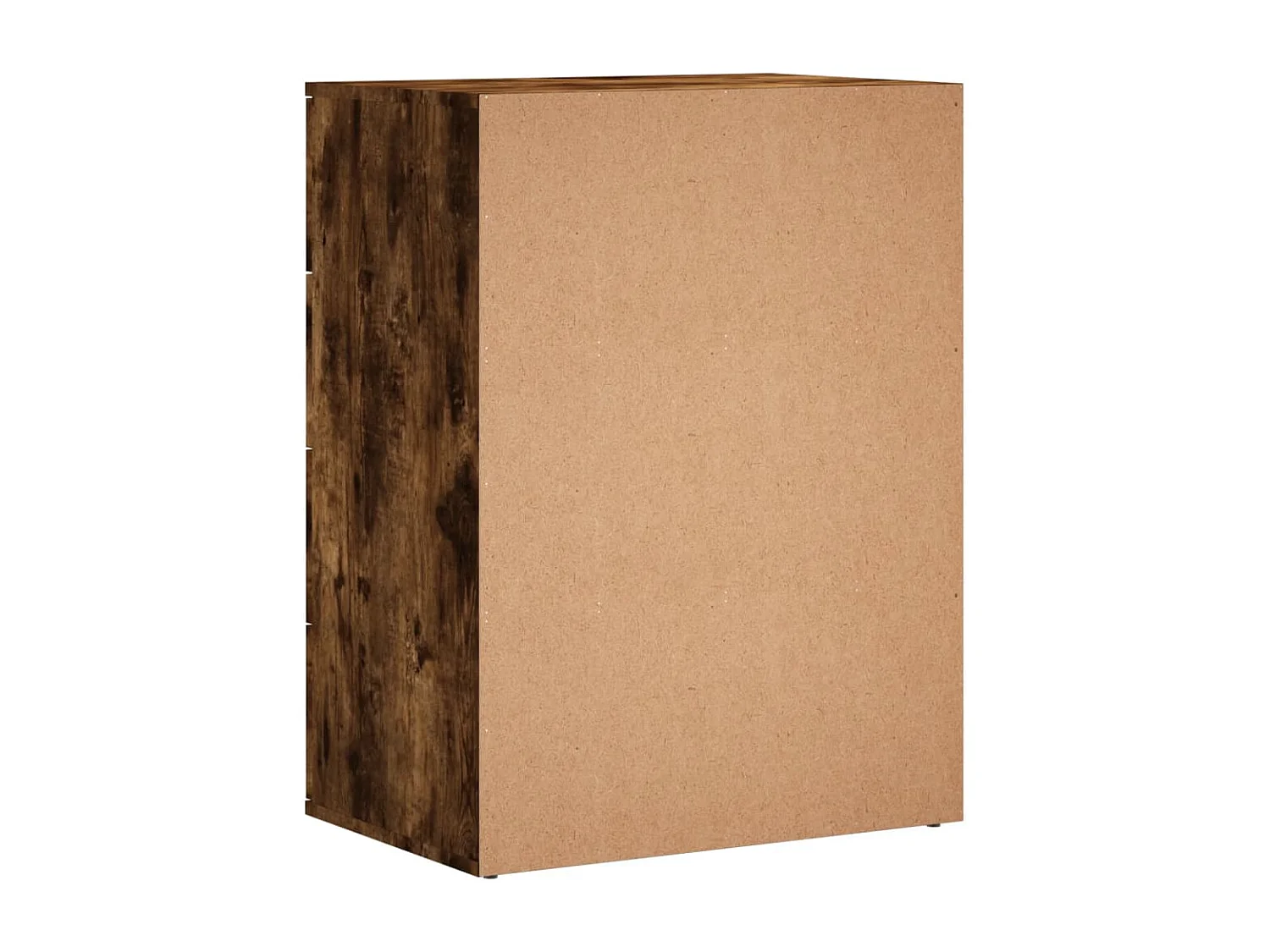 Sideboards 2 Stk. Räuchereiche 60x39x80 cm Holzwerkstoff