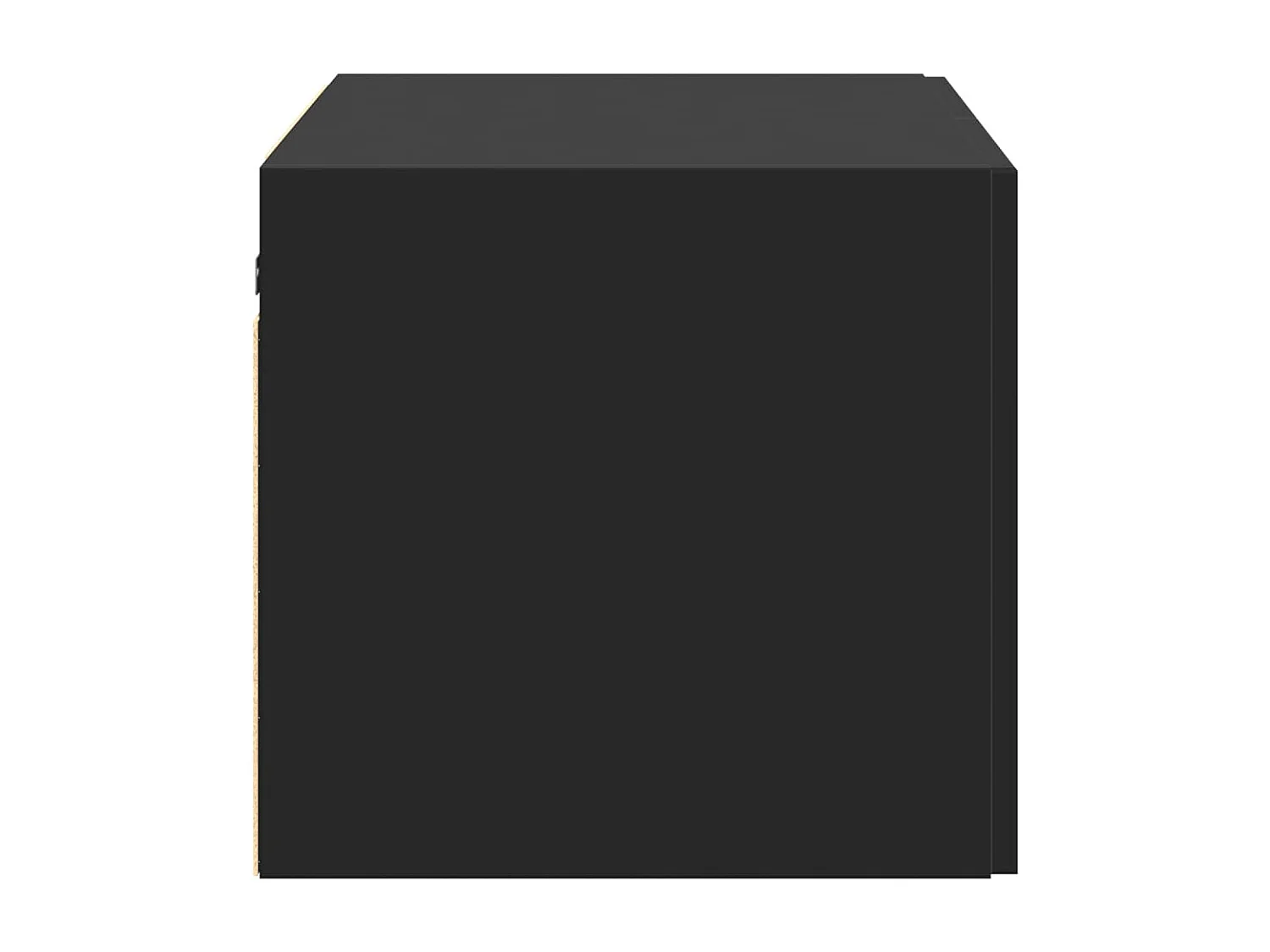 Wandschrank Schwarz 70x42,5x40 cm Holzwerkstoff