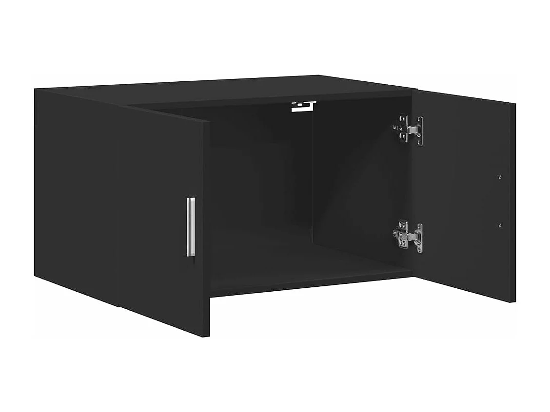 Wandschrank Schwarz 70x42,5x40 cm Holzwerkstoff