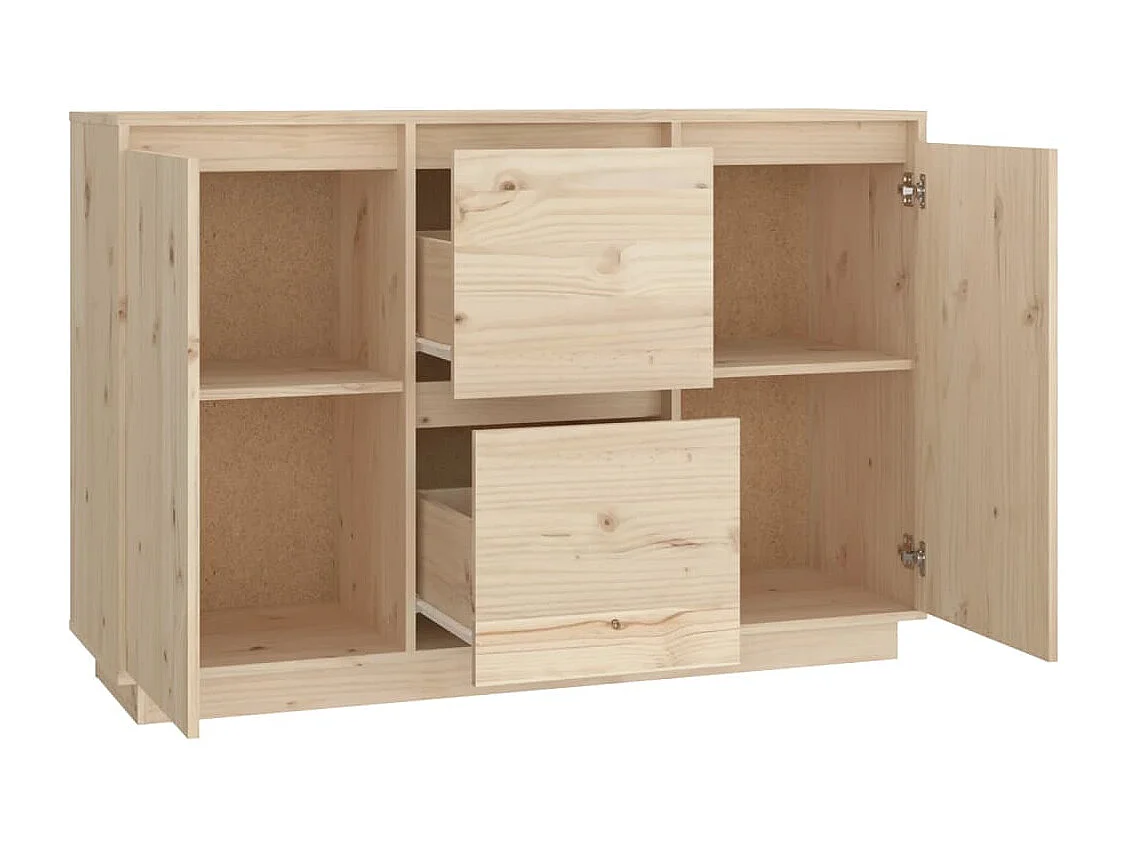 Buffet 111x34x75 cm Bois massif de pin