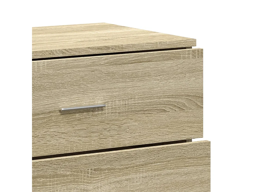 Credenze 3 pz Rovere Sonoma in Legno Multistrato