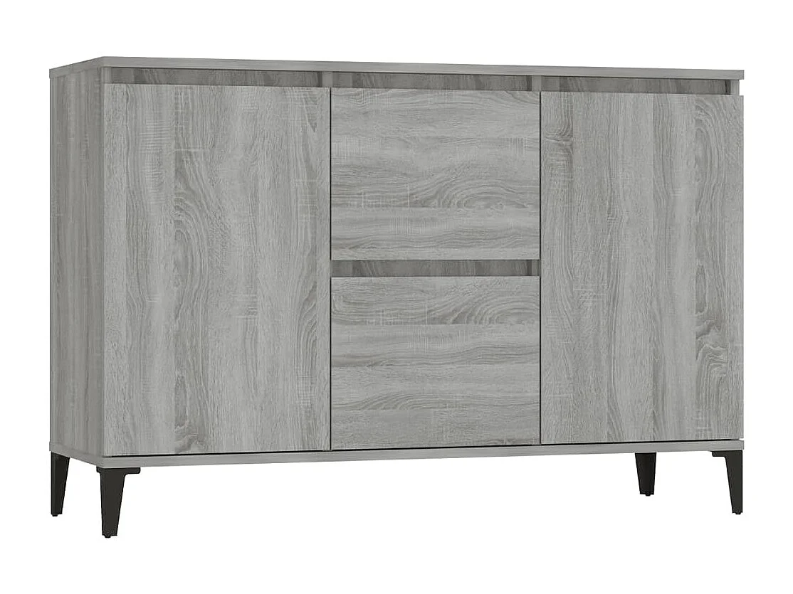 Sideboard Grau Sonoma 104x35x70 cm Holzwerkstoff