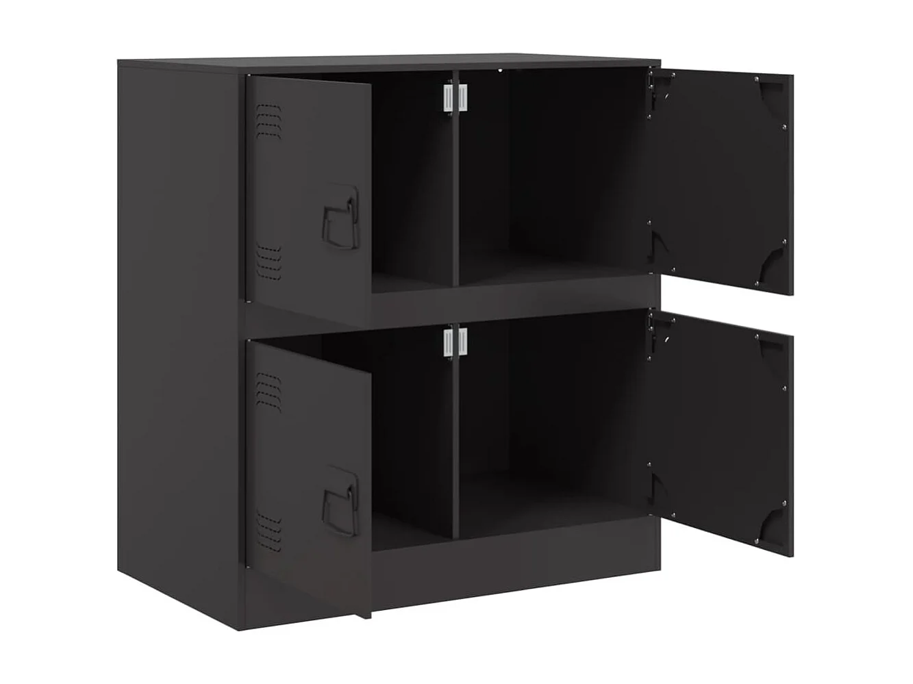 Sideboard Schwarz 67x39x73 cm Stahl