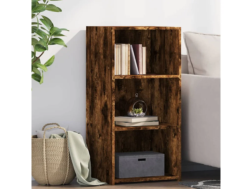 Credenza Rovere Fumo 45x41x93 cm in Legno Multistrato