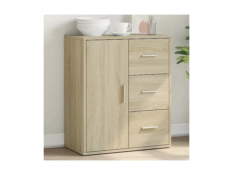 Sideboard Sonoma-Eiche 60x31x70 cm Holzwerkstoff