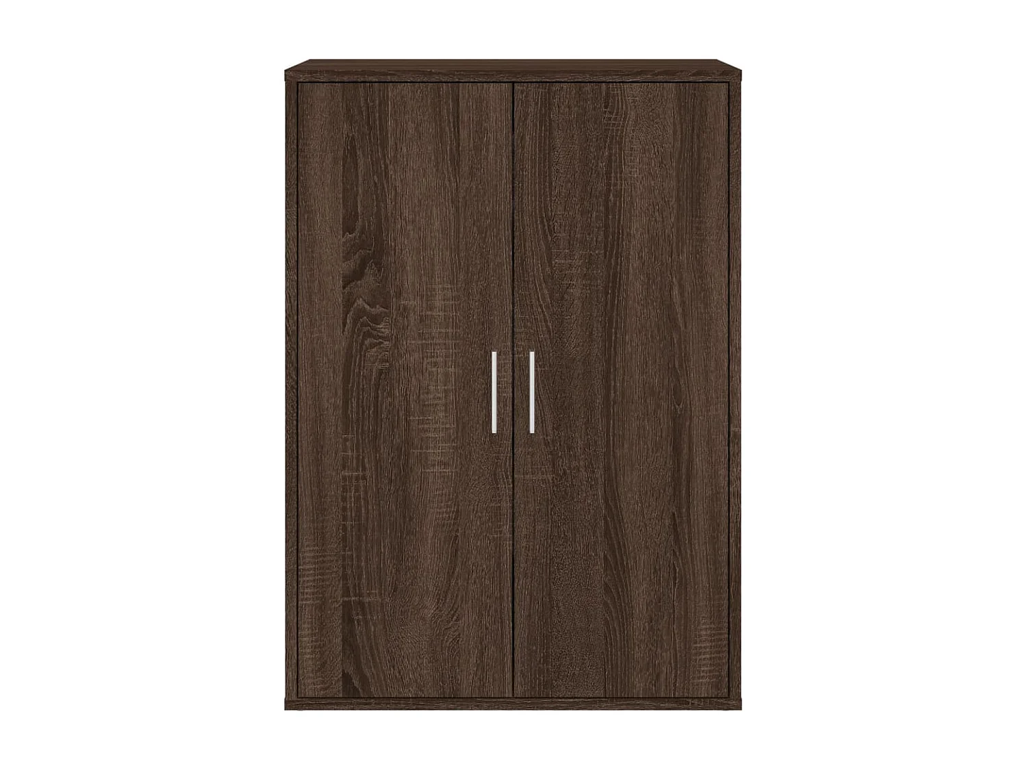 Buffets 2 pcs chêne marron 60x31x84 cm bois d'ingénierie