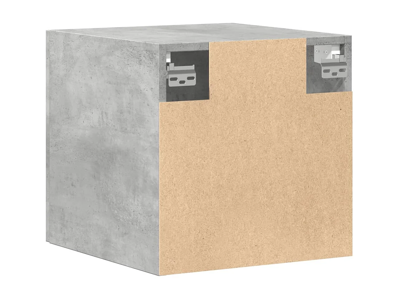 Armoire murale gris béton 40x42,5x40 cm bois d'ingénierie