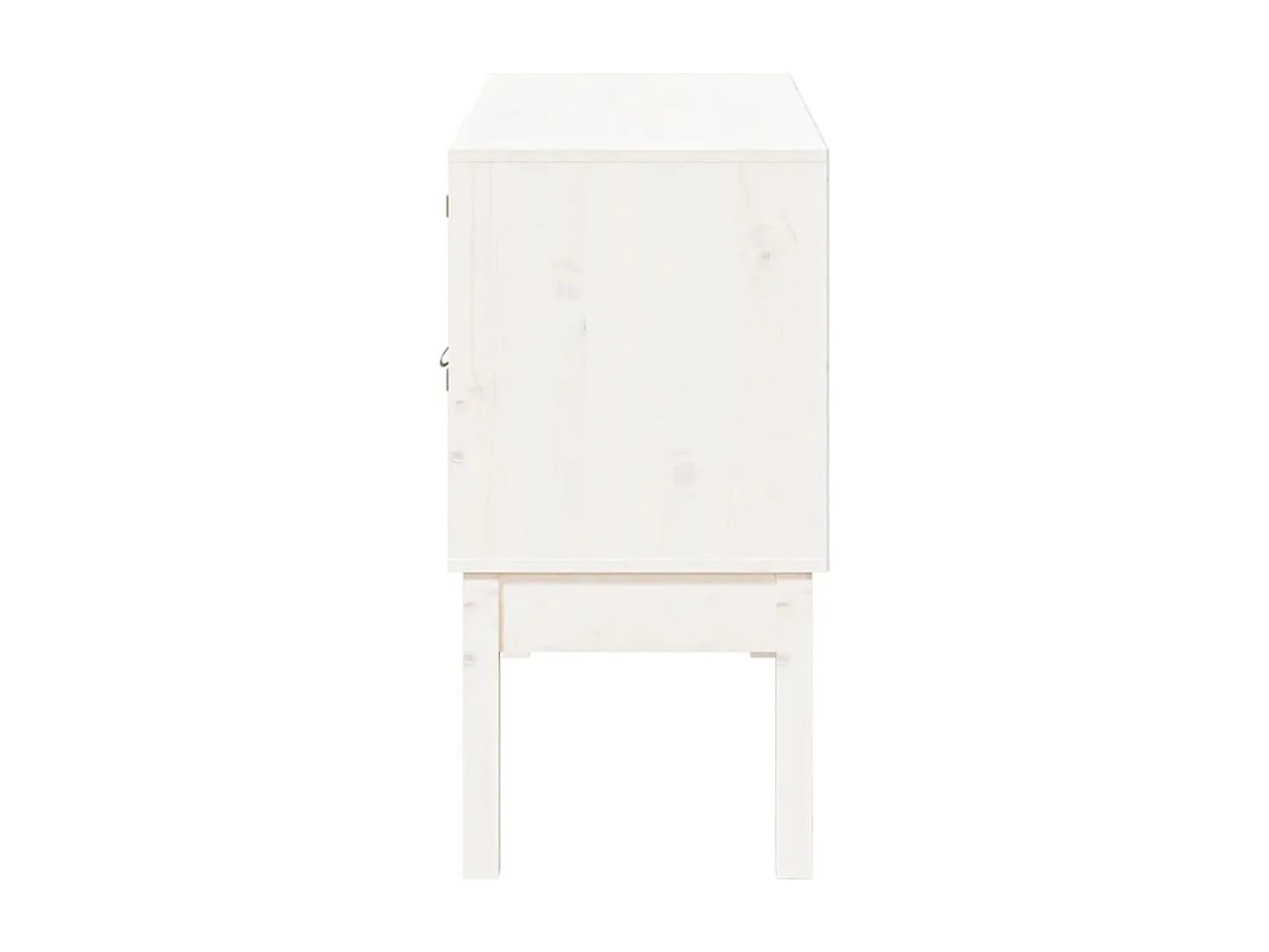 Aparador madera maciza de pino blanco 110x40x78 cm