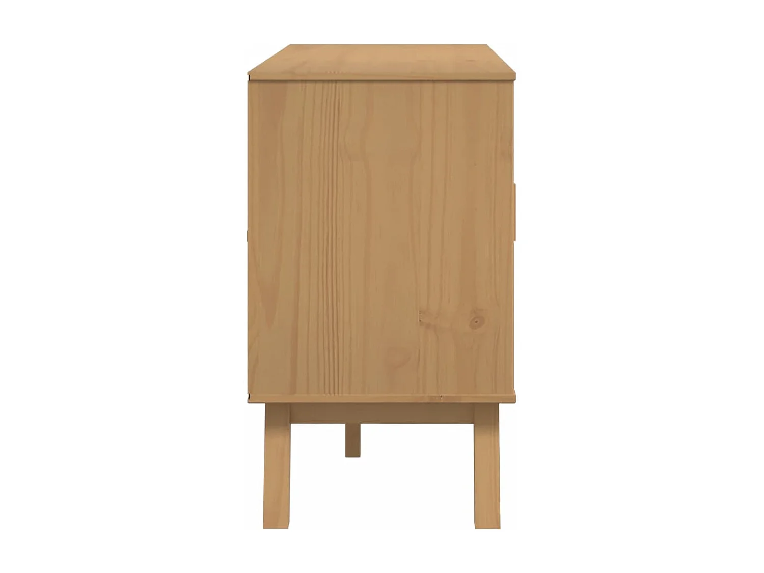 Credenza OLDEN Marrone 114x43x73,5 cm in Legno Massello di Pino