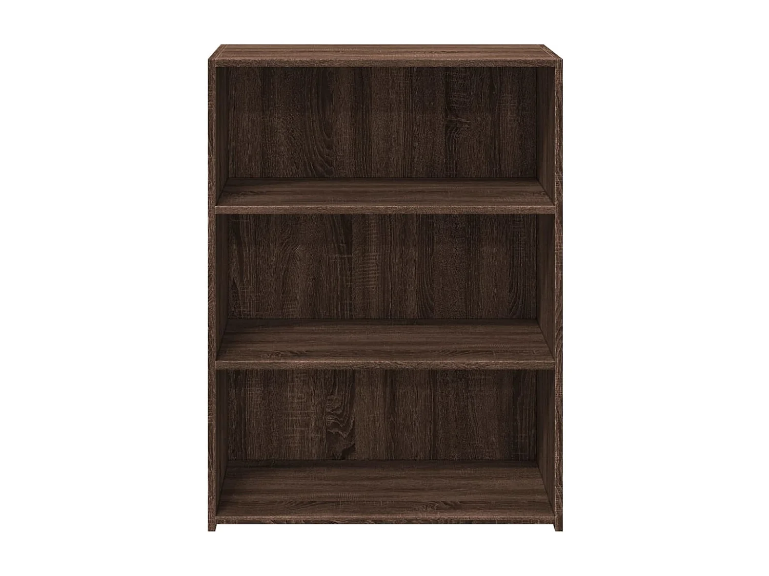 Credenza Rovere Marrone 70x41x93 cm in Legno Multistrato