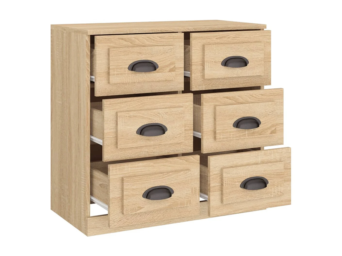 Credenza Rovere Sonoma 70x35,5x67,5 cm in Legno Multistrato