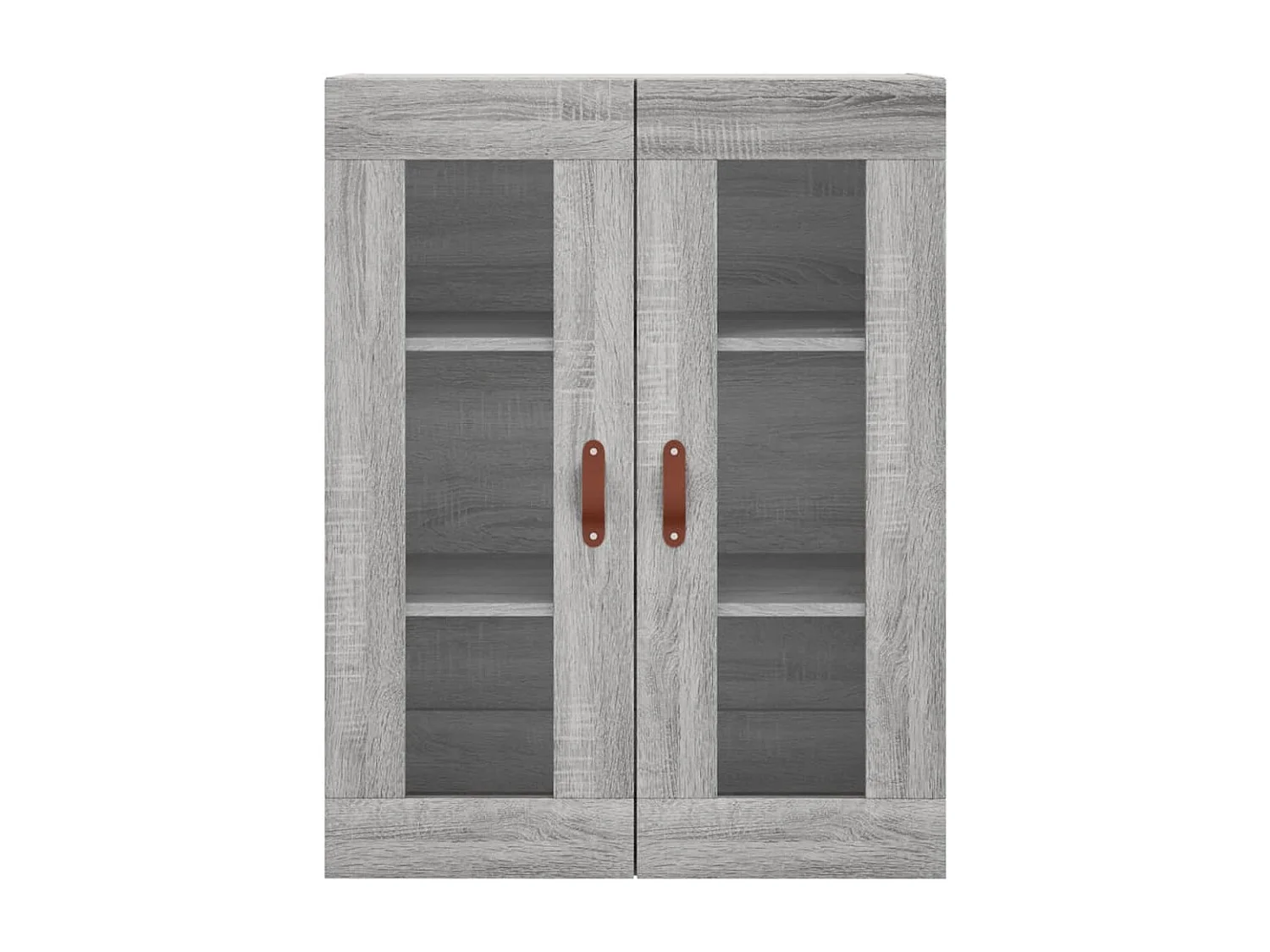 Armoires murales 2 pcs sonoma gris bois d'ingénierie