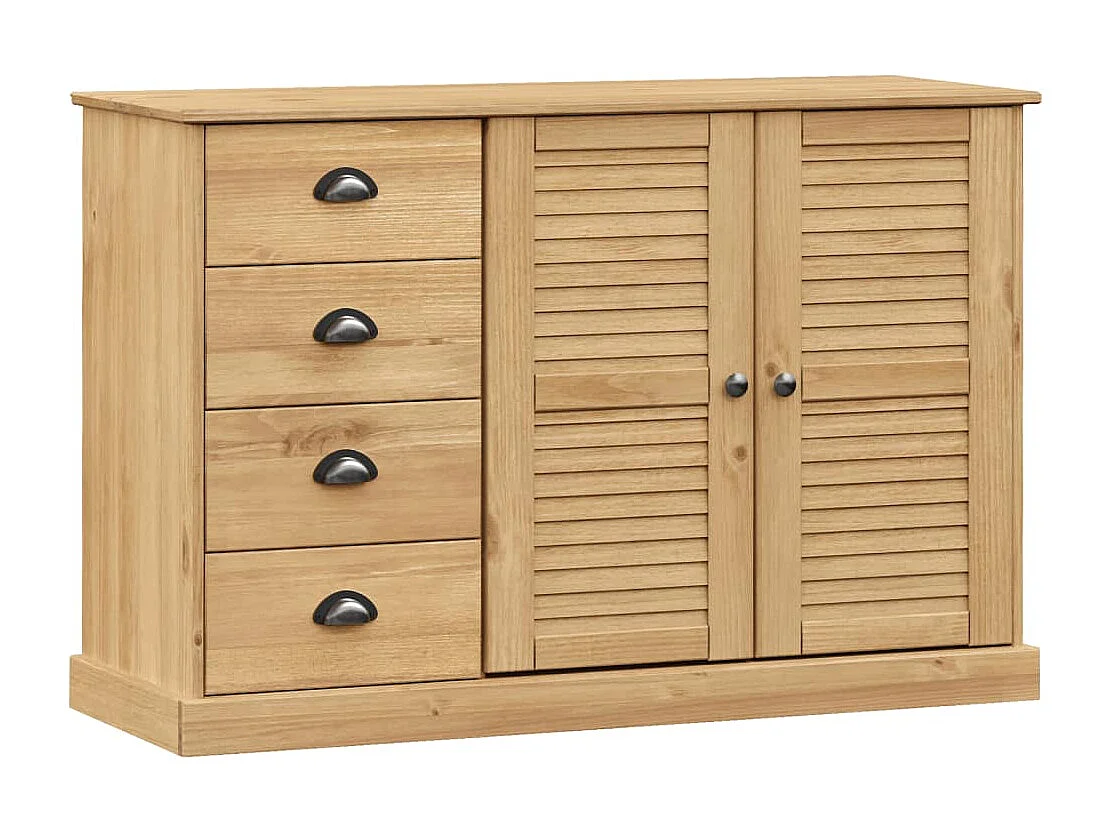Sideboard mit Schubladen VIGO 113x40x75 cm Massivholz Kiefer