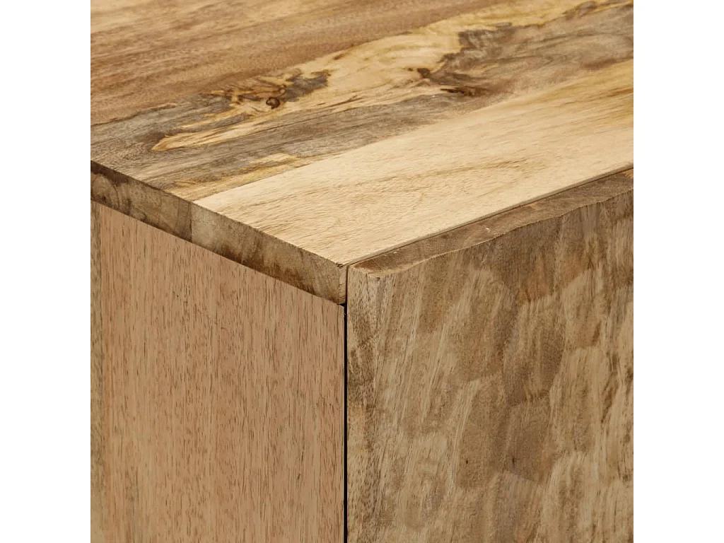 Armoire latérale 40x33x75 cm bois massif de manguier