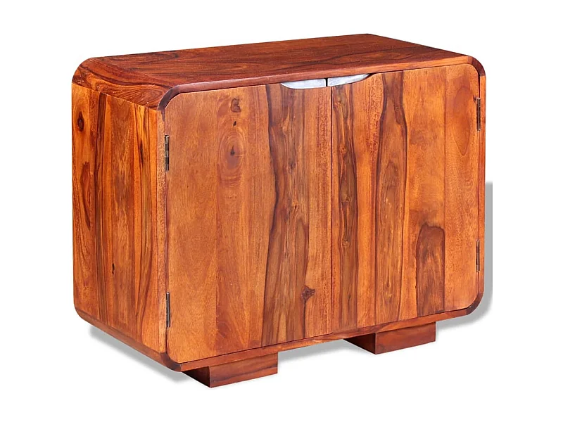 Aparador em madeira de sheesham maciça 75x35x60 cm