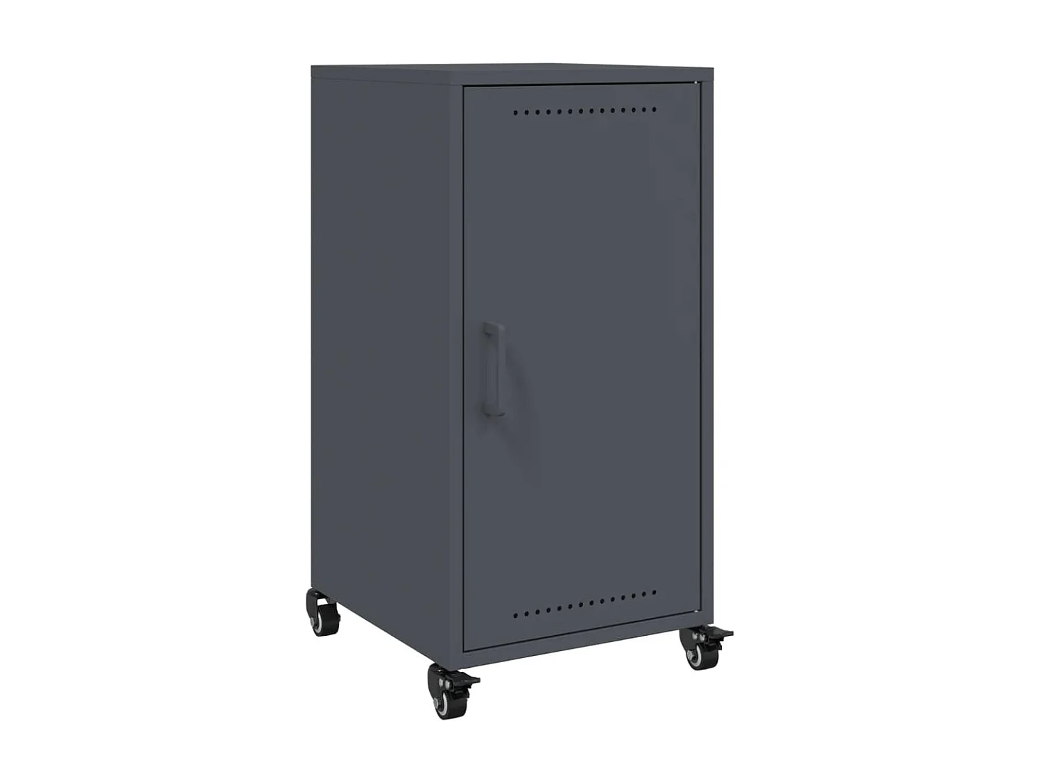 Buffet anthracite 36x39x72 cm acier