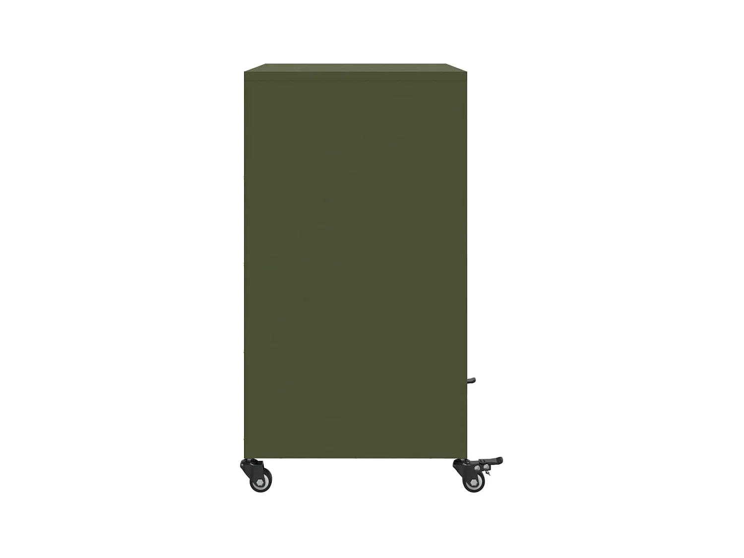 Aparador 68,5x39x72 cm aço verde-azeitona