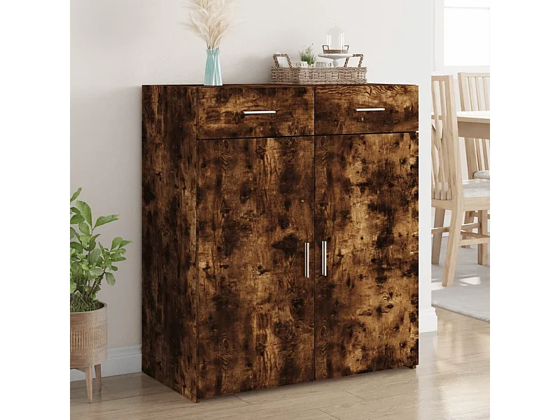Sideboard Räuchereiche 80x42,5x93 cm Holzwerkstoff