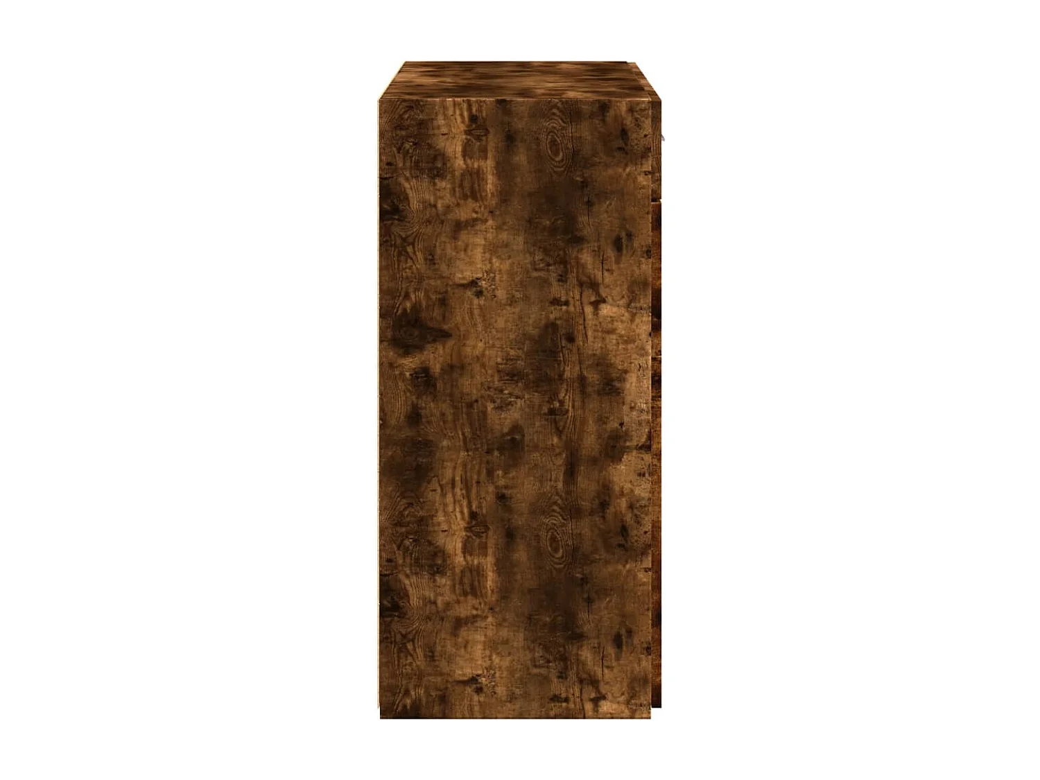 Buffet chêne fumé 80x42,5x93 cm bois d'ingénierie