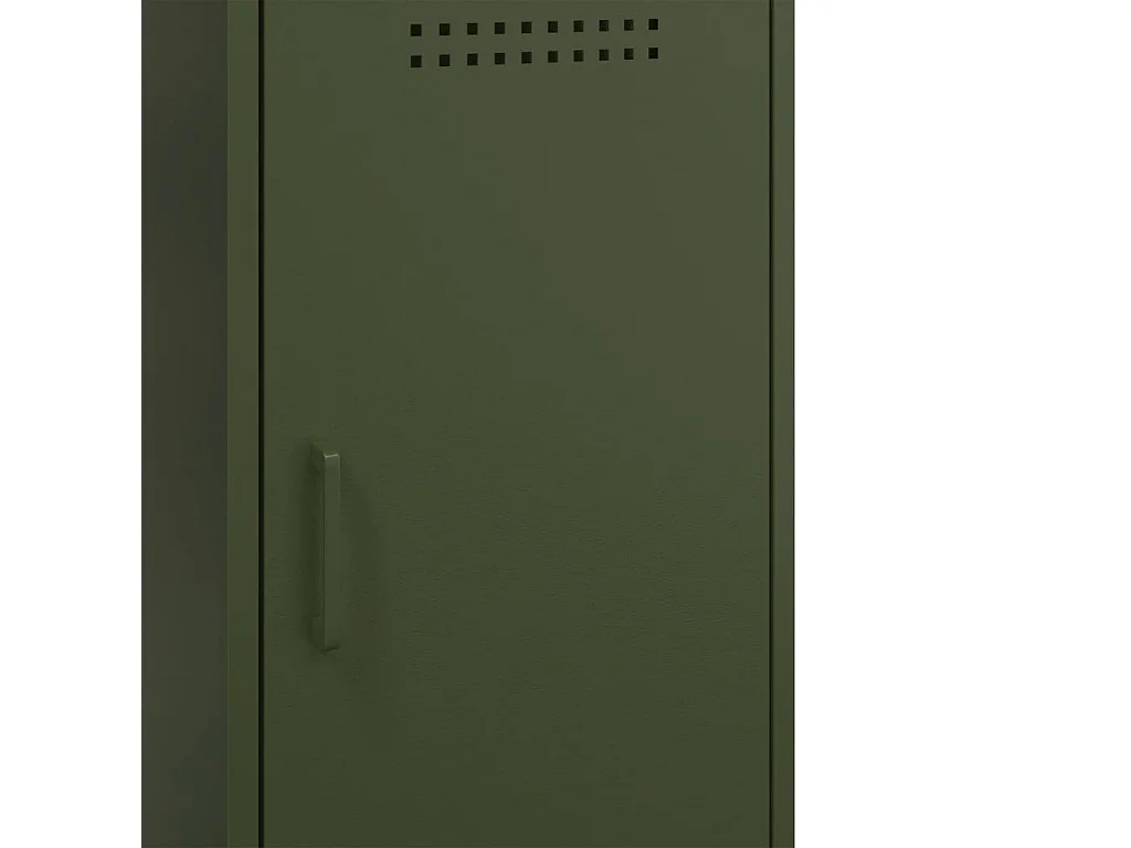 Aparador 36x39x79 cm aço verde azeitona