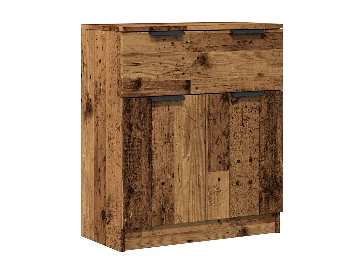 Buffet vieux bois 60x30x70 cm bois d'ingénierie