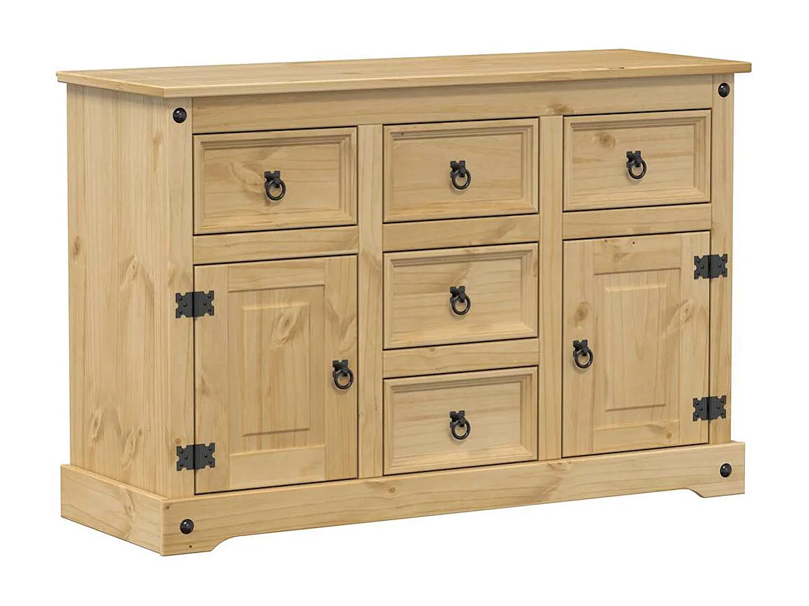 Buffet Corona 115x40x76 cm bois massif de pin