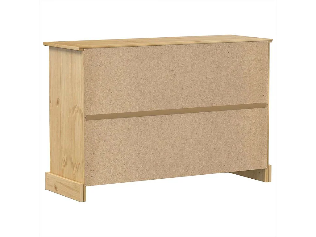 Credenza Corona 115x40x76 cm in Legno Massello di Pino
