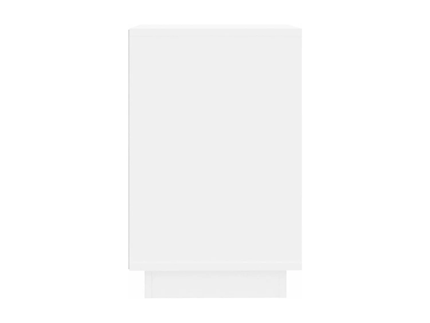 Buffet blanc 102x35x55 cm bois d'ingénierie