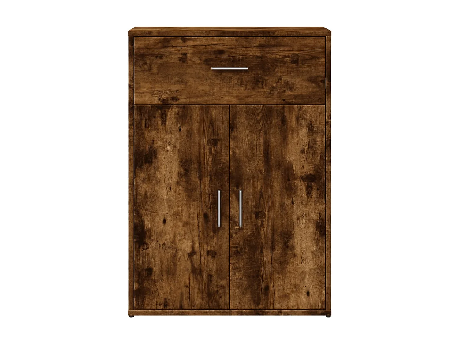 Aparador madera de ingeniería roble ahumado 60x30x84 cm