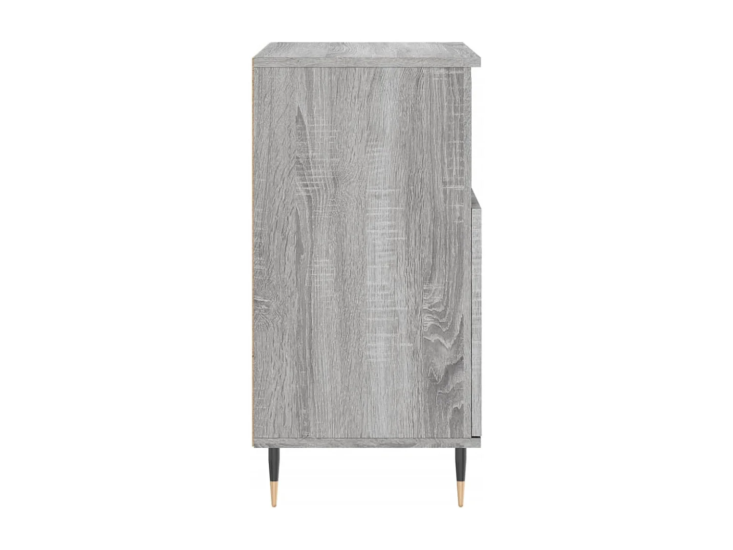 Buffets 2 pcs sonoma gris bois d'ingénierie