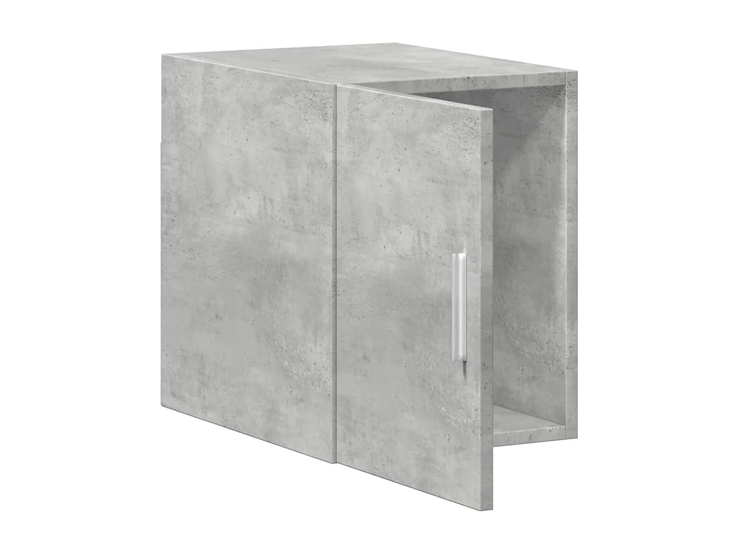 Mobile a Parete Grigio Cemento 30x42,5x40 cm Legno Multistrato