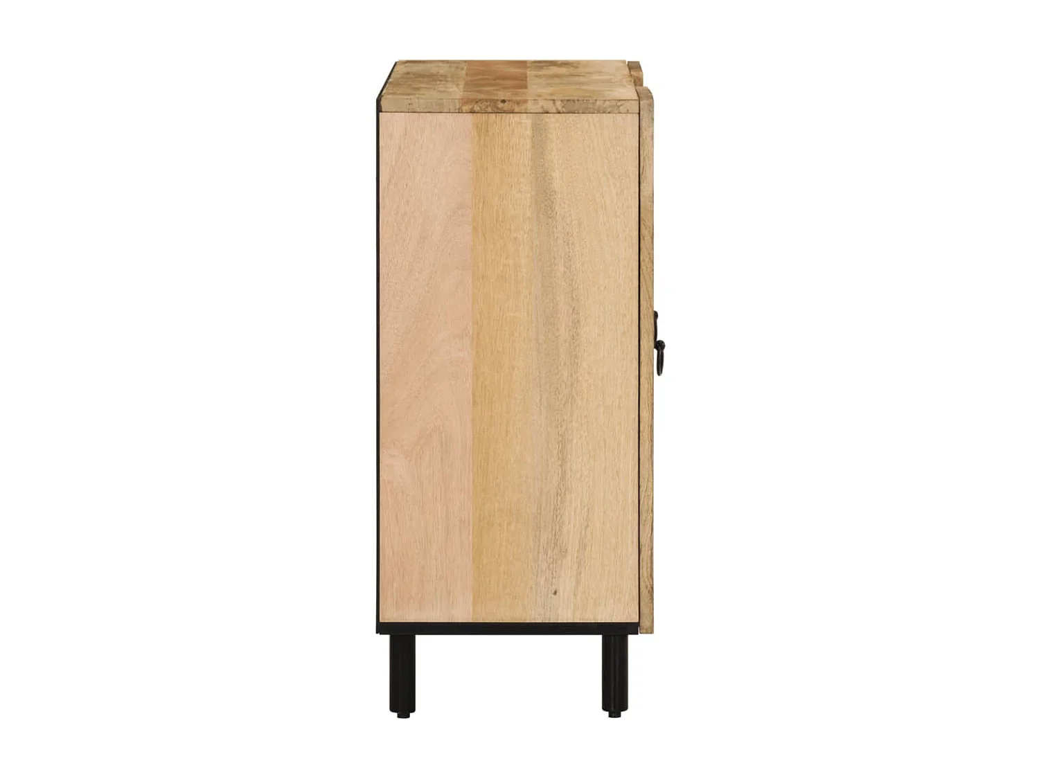 Credenza 90x33x75 cm in Legno Massello di Mango