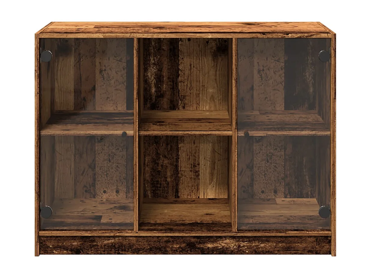 Credenza Legno Antico 102x37x75,5 cm in Legno Multistrato
