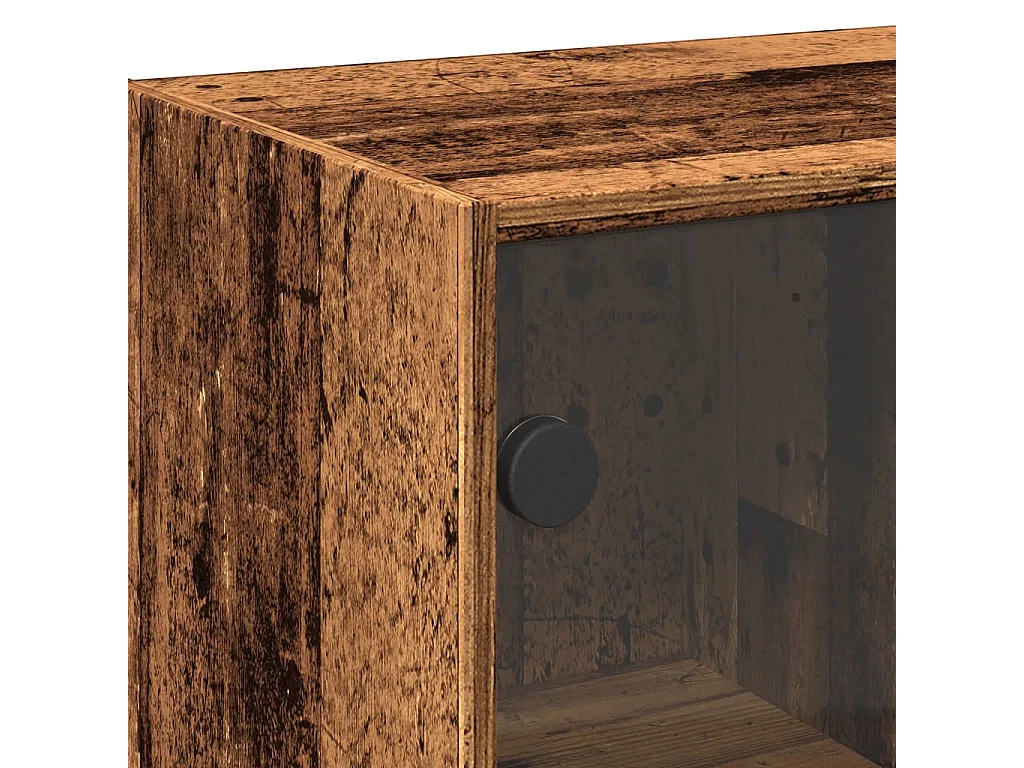 Credenza Legno Antico 102x37x75,5 cm in Legno Multistrato